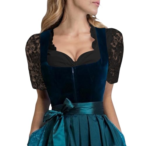 Generisch Dirndl Damen Retro Dirndelkleider Trachtenrock Kleid...