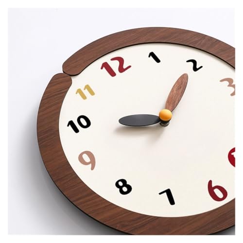 Horloge murale silencieuse à pile de taille M facile à installer - 8