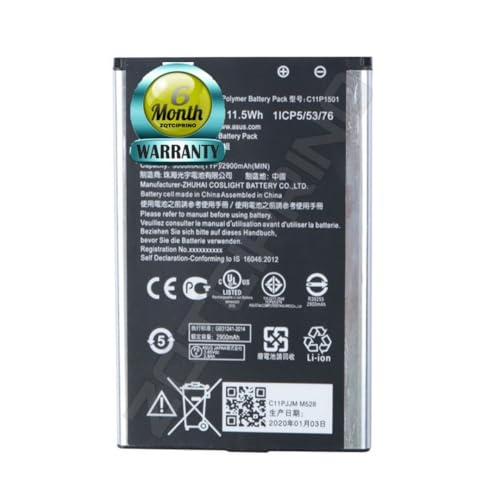 Image of Original C11P1501 Battery for ASUS Zenfone 2 Laser 5.5 inch /6 inch Selfie ZE550KL ZE601KL Z00LD Z011D ZD551KL Z00UD Battery with 6 Month Warranty****(CC15)