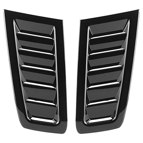 Gorgeri ABS Car Bonnet Air Vent Hood Air Vent Fits for RS MK2(Bright blackSI-AT26105) Cover
