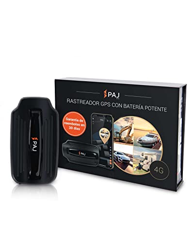 PAJ GPS Power Finder 4G   Localizador GPS con Imán para Coches, Otros Vehículos y Maquinaria   Seguimiento en Tiempo Real, Historial de Rutas y Alarmas   Batería de hasta 90 Días (Modo Espera)