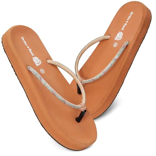 Image of Ortho + Rest Ortho Slippers for Women Daily Use, orthopedic FlipFlops | Arch Support With Soft Cushioned Footbed | Lightweight Ladies Chappal | Orthopedic Doctor Soft Slippers for Ladies & Girls