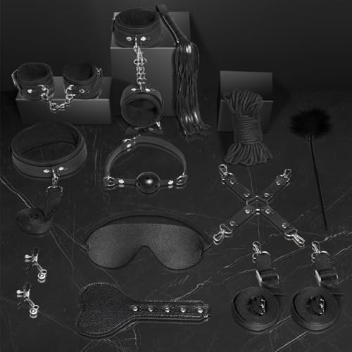 Juego de rol para parejas cómodo que elimina la rutina diaria set negro 3