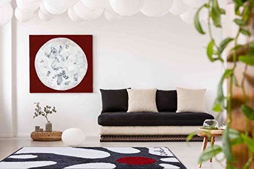 Grund Designer bath rug COLANI, ultra soft and absorbent, anti slip, Colani 12, 60x100 cm, white