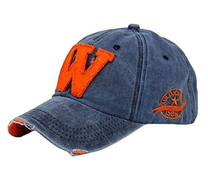Image of kill off W Cap Baseball Cap Men hat Base Ball Embroidered Vintage Style hat Adjustable W Letter Caps Unisex Baseball Cotton