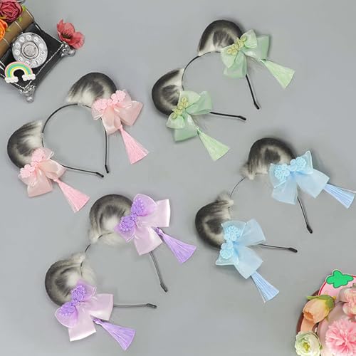 Serre-tête oreilles d'animaux multicolores pour libérer votre imagination - 5