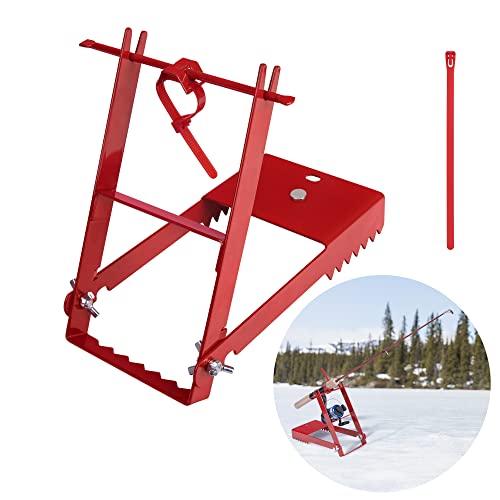 Wehhbtye Ice Fishing Tip Down,Ice Fishing Tip Up Reel,Ice Fishing Rod Holder For Easier To Capture Fish Bites Ground Support Brackets (1Set) #TOP18