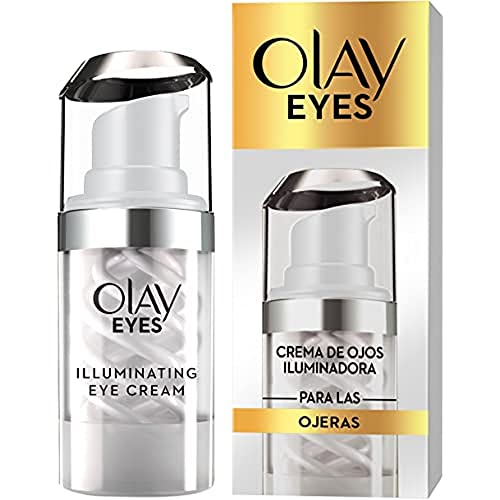 Olay Eyes Brightening Eye Cream, Crema contorno de ojos para manchas con niacinamida y cafeína, 15 ml