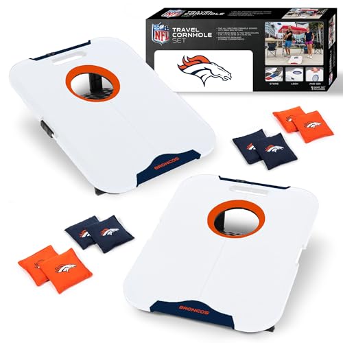 Wild Sports NFL Pro Football All-Weather Cornhole Set - Travel Be...