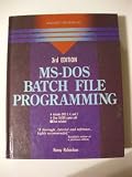 MS-DOS batch file programming
