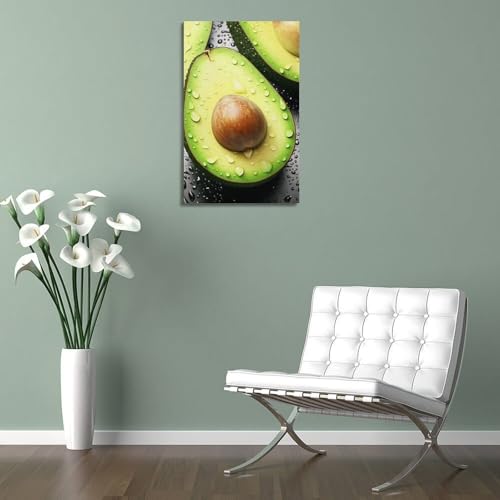 Poster moderne avocat décoration murale fruit suspendu 50x75