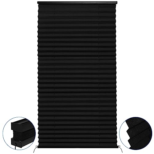Image of NOVINO RV Blinds Shades for Camper Window,RV Pleated Shades Camper Blinds for Travel Trailers Motorhome Motor Coach-26 W x 50 inch L