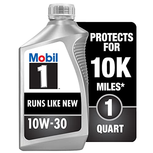 Image of Mobil 1 Advanced Full Synthetic Motor Oil 10W-30, 1 Quart (Pack of 6)