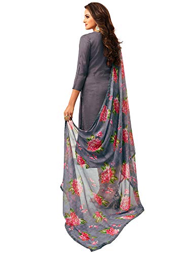 Image of AKHILAM Women's Cotton Blend Embroidered Unstitched Salwar Suit Material(30DMK60 Parent)