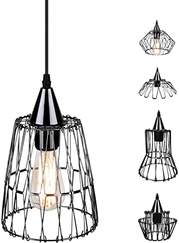 Chandelier negro divertido para espacios sin personalidad