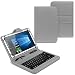 Produktbild Tasche + Tastatur kompatibel mit Lenovo Tab M10 Plus 10.3/10.6 Zoll 2022 Hülle Keyboard Case QWERTZ Standfunktion USB Cover Case, Farben:Grau