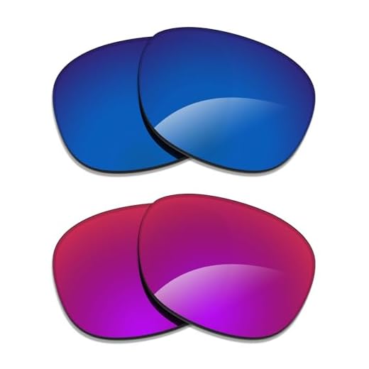 Alphax 2 pares de lentes polarizadas de substituição para óculos de sol Ray Ban New Caravan RB3636 58 mm - Deep Water + Midnight Sun