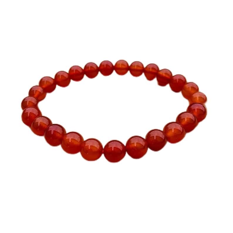 Bracelet cornaline 8mm pour booster votre vitalité et sérénité au bureau ou en yoga