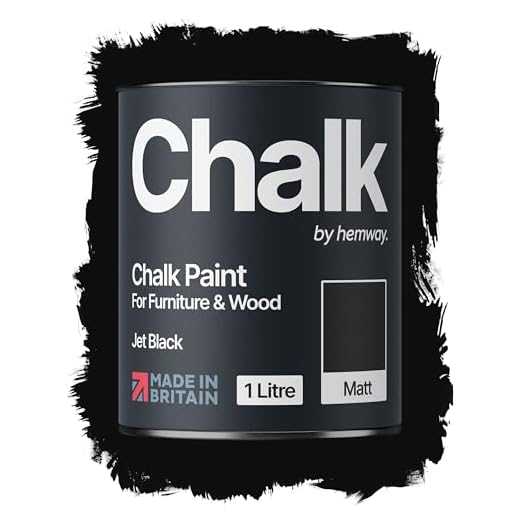 Hemway Jet Black Furniture Chalk Paint