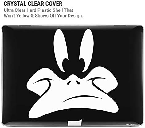 Skinit Case + Skin Compatible with MacBook Pro 16in (2019-20) - Officially Licensed Warner Bros Daffy Duck Plain Black and White Design