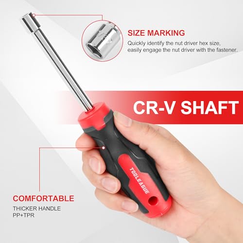 Image of TOOLEAGUE 7Pcs SAE Nut Driver Set