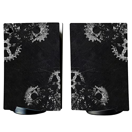 Image of PlayVital Gears & Scratches Full Set Skin Decal for ps5 Console Digital Edition, Sticker Vinyl Decal Cover for ps5 Controller & Charging Station & Headset & Media Remote