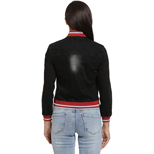 Image of Campus Sutra Women Stylish Casual Denim Jacket(AWZ19 JKDENIM01 W PLN BLRD AZ M)