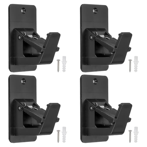 uxcell �J�[�e�����b�h�z���_�[ �S�� �B�Ȃ� �J�[�e�����b�h�u���P�b�g ���j�o�[�T�� �h�����s�v �n���K�[ ���� �Q�� �L�b�`�� ���r���O���[�� �z�[�� �z�e���p (4�� �u���b�N)