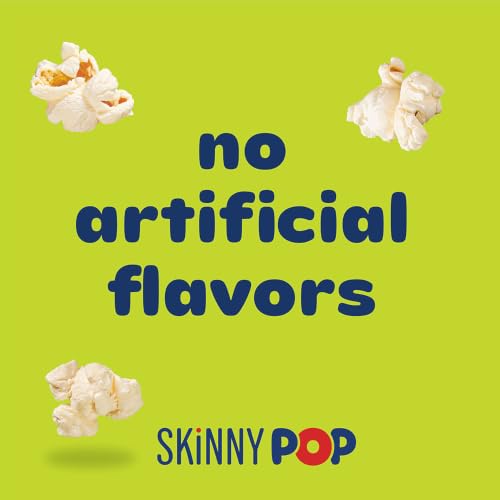 Image of SkinnyPop Popcorn, Original & White Cheddar Variety Pack, Gluten-Free Snacks, 0.5 oz Bags (40 Count)