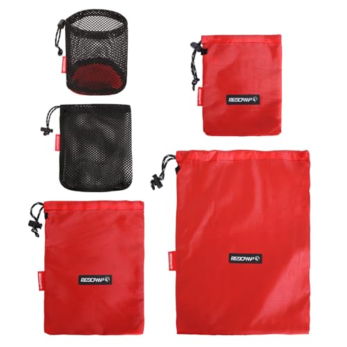 REDCAMP 5PCS Mesh Ditty Bags