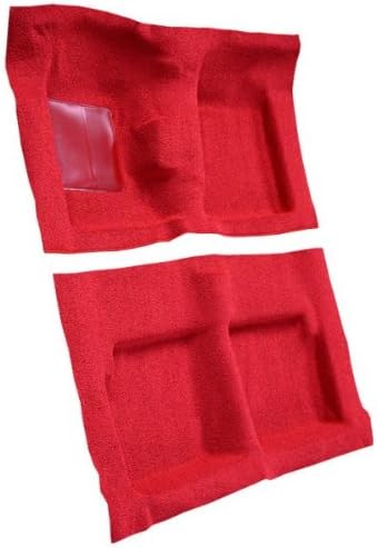 ACC Automotive Carpet Compatible with 1963 to 1965 Ford Falcon, Convertible 4 Speed (615-Red Nylon Loop)