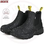 Jacata Hommes Bottes de travail Chelsea Slip sur la chaussure pour les hommes Construction industrielle Hommes Souliers d'orteil doux Botas De Trabajo Para Humbre