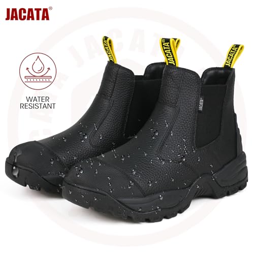 Mens Work Boots Chelsea Slip On Boot For Men Men's Industrial Construction Soft Toe Shoes Botas De Trabajo Para Hombre3