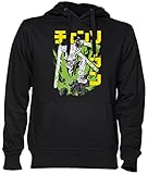guerriero motosega nero felpa con cappuccio maglione unisex uomo donna black unisex hoodie