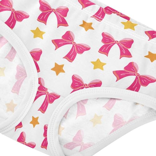 Girls' Underwear Butterfly Machine Stars Cotton Stretch Comfort Toddler Panties4