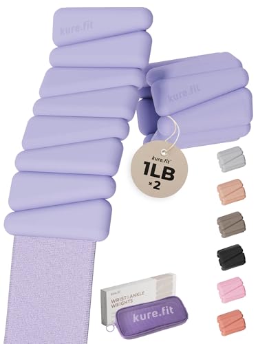Image of Pilates Weight | Wrist & Ankle Weights for Women | Weighted Bangles | 1LB / 2LB Each (Set of 2)