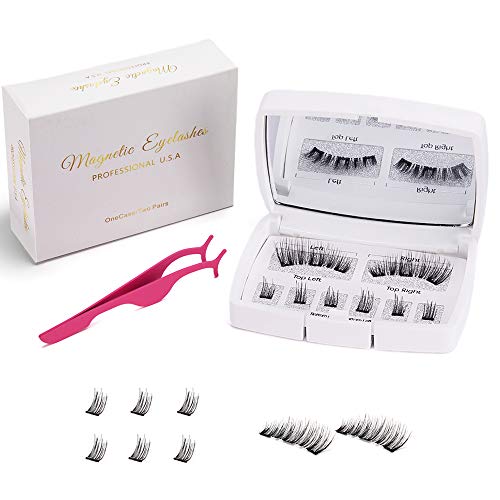 Magnetic Eyelashes Reusable Eyelashes 0.2mm Ultra Thin Magnet Light Weight & Easy to Wear Artificial False Eyelashes Soft and Comfortable
