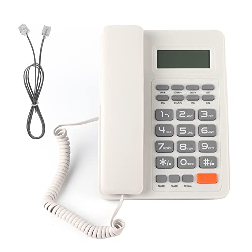 Teléfono de escritorio con cable, pantalla y función DTMF miniatura 1