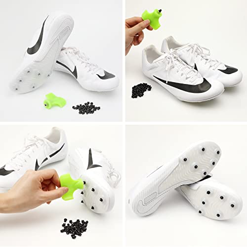 Lejof 4.8Mm 3/16 Inch Track Spikes, 50 Pieces Hard Steel Spikes For Track Shoes, Track And Cross Country Spikes With Spike Wrench, Replacement Spikes For Sprint Sports Short Running Shoes #TOP2