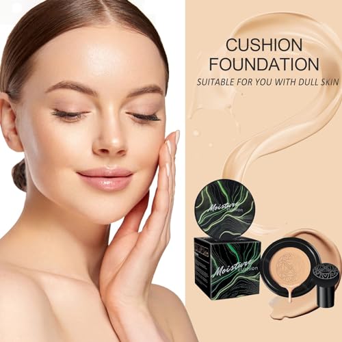 Oetuiow Mushroom Head Air Cushion Cc Cream Bb Cream Makeup Foundation Moisturizing Concealer Long Lasting Full Coverage Waterproof Foundation Makeup Even Skin Tone Makeup Base Primer thumb #2