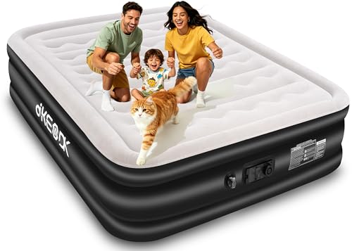 dkesdk Air Mattress Queen with Built in Pump,Comfortable...
