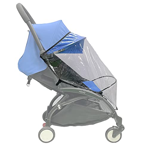 Housse de Pluie, Transparente, Accessoire Poussette, Housse Imperméable Compatible avec Babyzen YOYO (housse de pluie avant) Cover