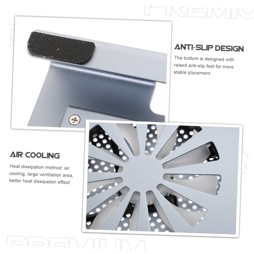 Base de refrigeración para portátiles OSALADI de aleación de aluminio miniatura 3