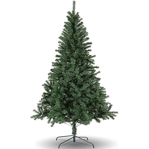 Künstliche Weihnachtsbäume mit 800 Zweigspitzen,2.1m Faltbarer Ständer, Metallscharniere und einfach zu montieren, grüner Weihnachtsbaum für Zuhause, Büro, Geschäft Cover