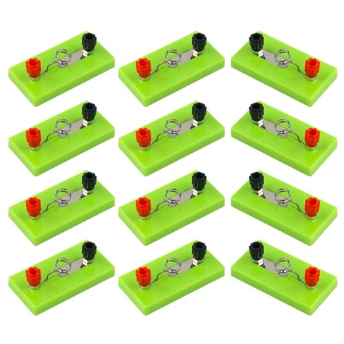 Montesy 12PCS Screw Bulb Socket Lamp Holder Small Lamp Holder for Physics Teaching Laboratory Electrics Experiment