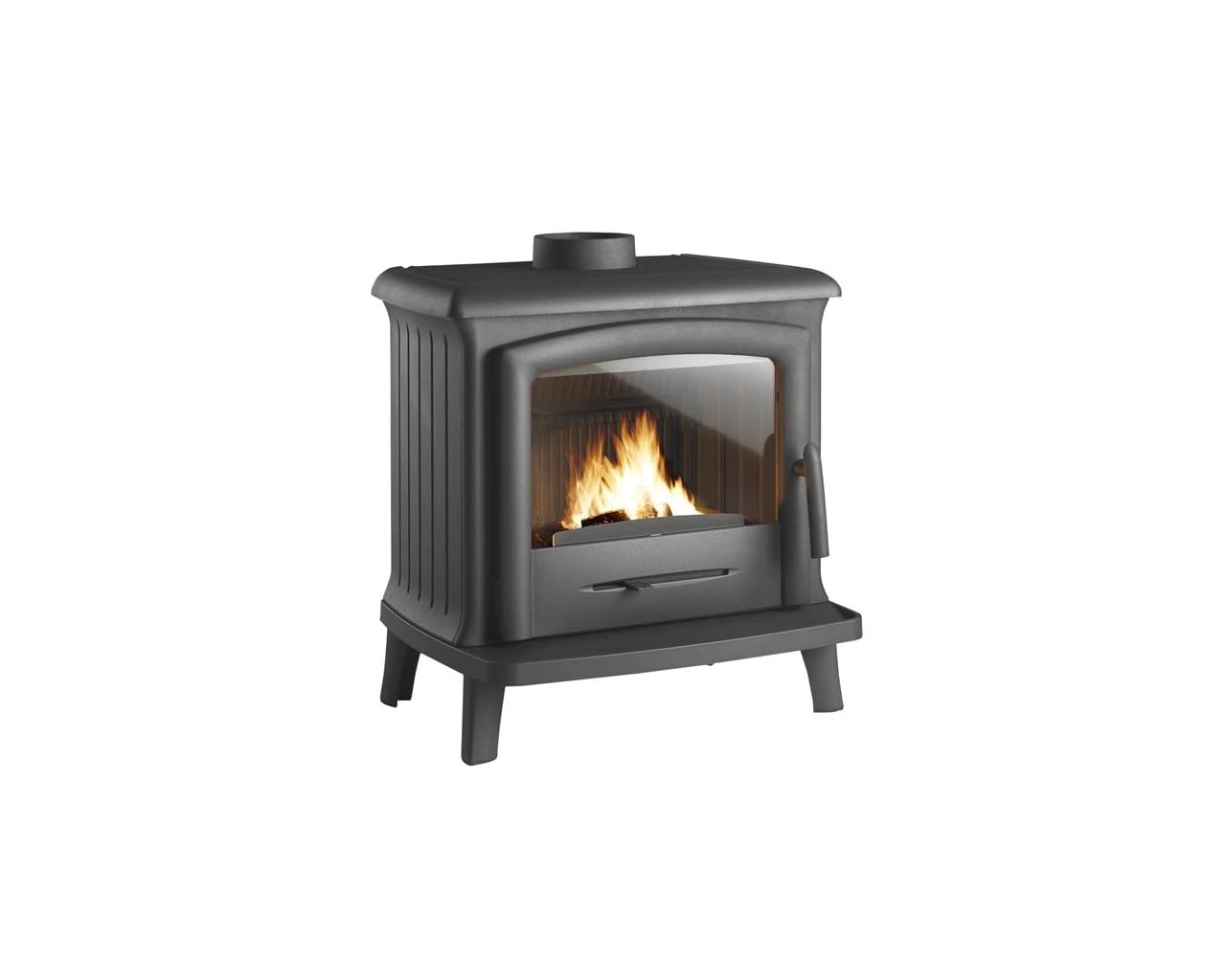 Poêle À Bois Fonte 6kw Anthracite - 9121-​44