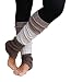 Lucky Love (TM) Striped Multicolor Reversible Knit Leg Warmers