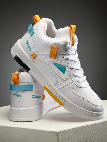 Image of ASIAN Men's TARZAN-11 Casual Sneaker Shoes with Synthetic Upper Lightweight Comfortable Mid Top Sneaker Shoes for Men's & Boy's