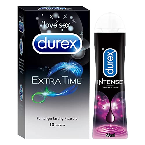 Image of Pleasure Packs (Durex Intense Tingling Lube 50ml, Extra Time 10s)