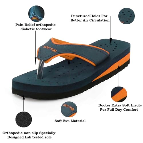 Image of ORTHO JOY Doctor Orthopedic Soft Slippers For Ladies Daily Use /mcr chappals for women /ortho slippers women